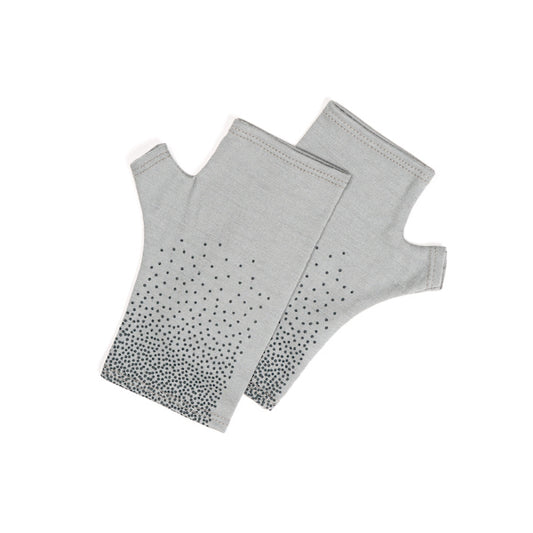 Dots Design Fingerless Gloves