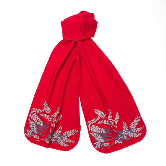 NZ Fern Design Scarf
